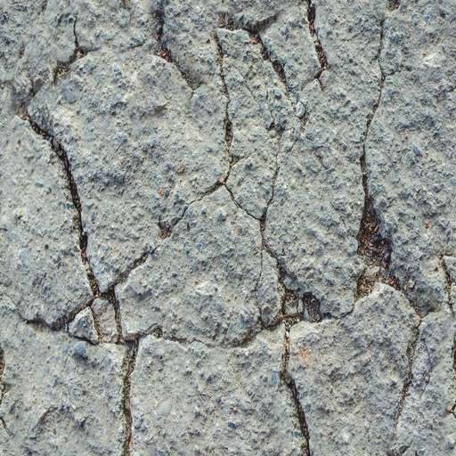 Cracked concrete is a royalty free texture in the category: seamless pot tileable concrete crack pattern