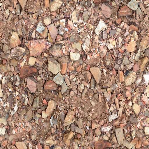 Broken rock ground is a royalty free texture in the category: seamless pot ground tileable rock broken pattern